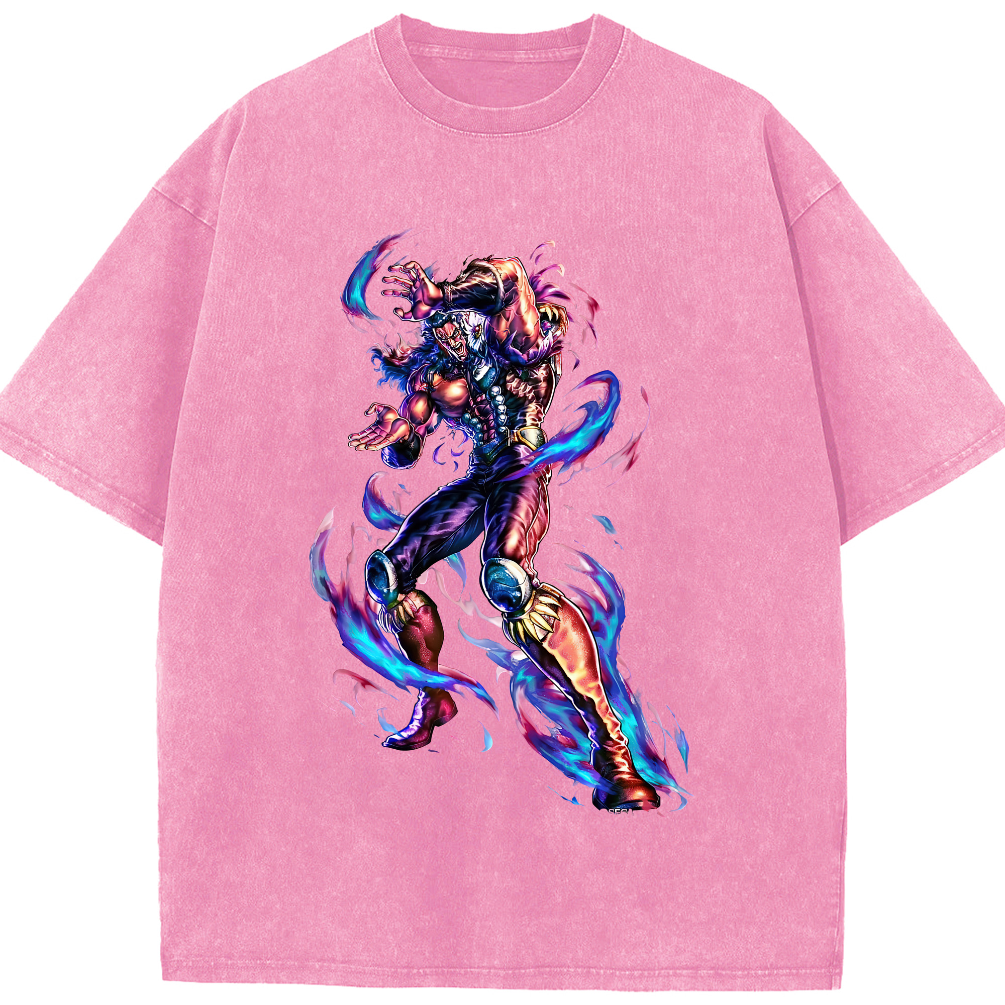 （画像用） 北斗の拳 Fist of the North Star 綿100% ヴィンテージ風 半袖Tシャツ（フロントプリント）